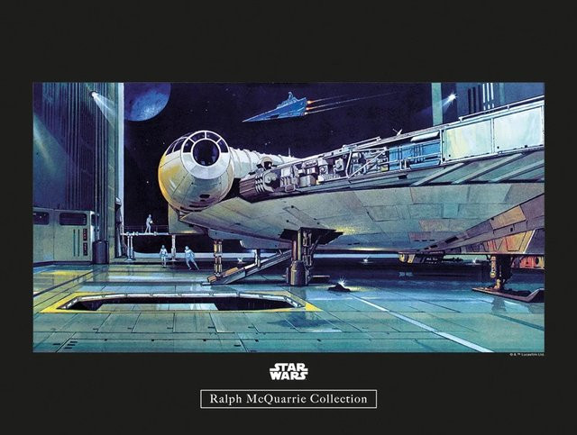 Komar Star Wars Wandbild Hangar Paper Poster Multicolor B: 40 cm, H: 30 cm - Bild 1