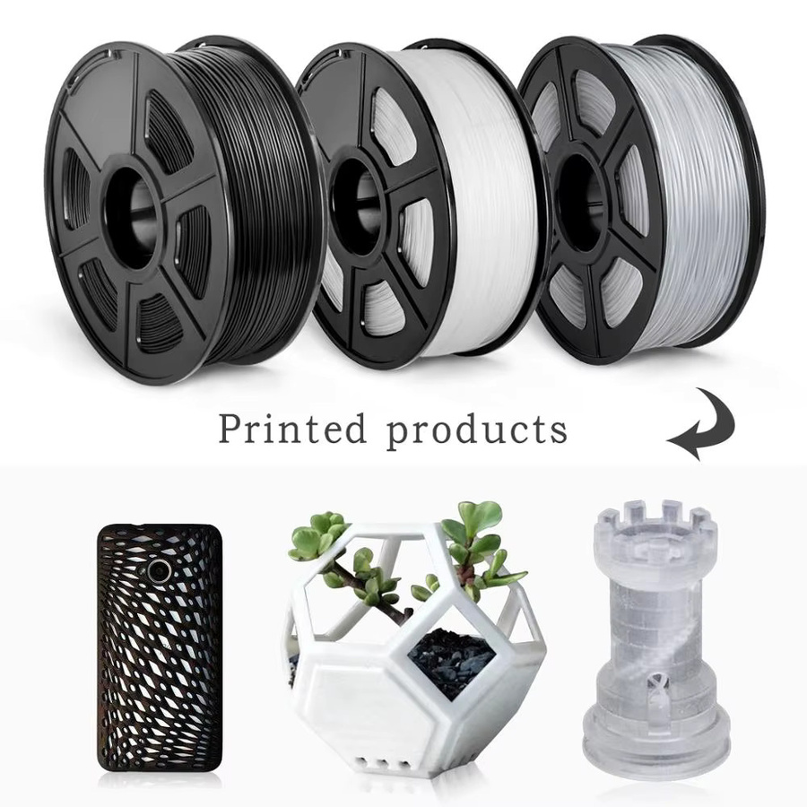 JAYO PETG-Filament für FDM-3D-Druck, 10 Rollen, Schwarz, 1,75 mm, 1,1 kg pro Rolle - Bild 4
