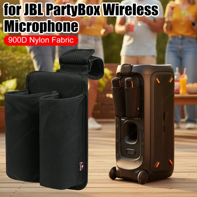 JBL Mikrofon-Aufhängung und Organizer-Tasche für drahtlose Mikrofone, Schwarz - Bild 1