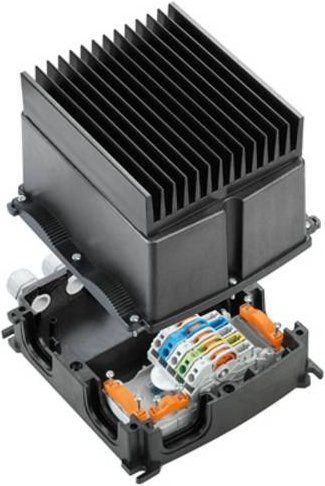Weidmüller FP BOX 10P 4XVG Verteiler-Box in Schwarz - Bild 1