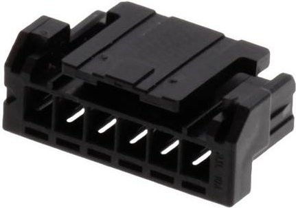Molex Buchsengehäuse-Kabel Schwarz, 6 Polzahl, Rastermaß: 2.00 mm, 5055700601 - Bild 1