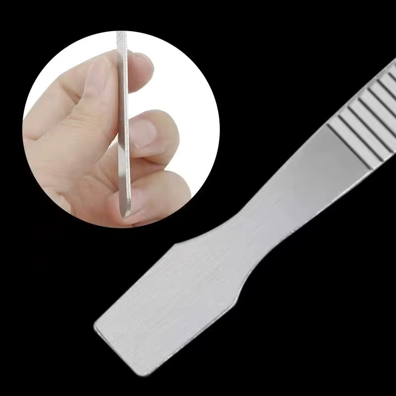 Mrgabwte Handy-Reparaturwerkzeug-Set aus Memory-Metall in Silber mit Schabermesser, Lötpasten-Mischmesser und Hebelwerkzeug für iPhone-Reparaturen - Bild 3