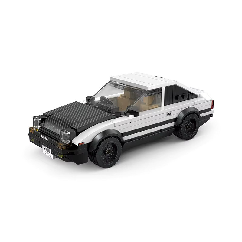 Toyota AE86 Trueno Baustein-Auto, 1:32 Maßstab, Modell-Bausteine - Bild 2