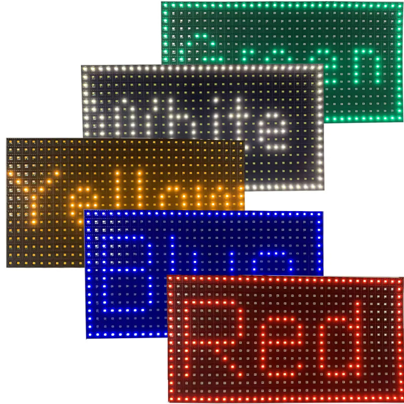 EVERSHINE DIY LED P10 Semi Outdoor Matrix Modul monochrom SMD, 32 x 16 Pixel, B/H: 320 x 160 mm - Bild 3
