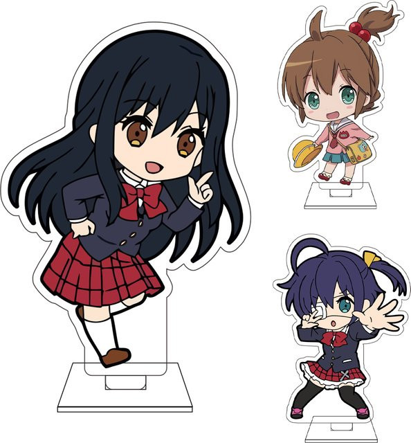 Bandai Anime Take On Me Love Cosplay, Acryl-Figur Standplatte, 10cm - Bild 1