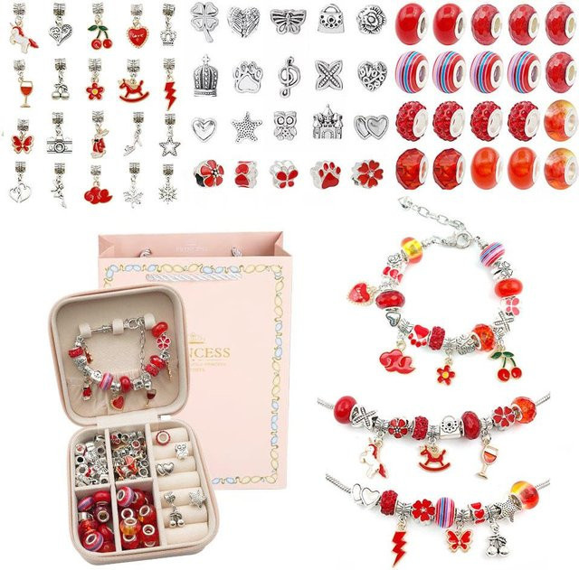 Tamsin Charm-Armband-Bastelset, Perle, Mädchen, 16cm - Bild 1