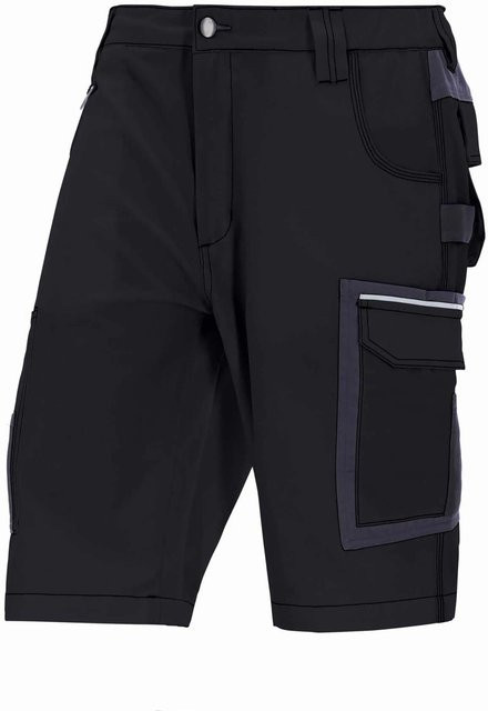 Eliworx Workwear Shorts mit Stifttasche in Anthrazit-Schwarz mit reflektierenden Elementen Größe 54 - Bild 1