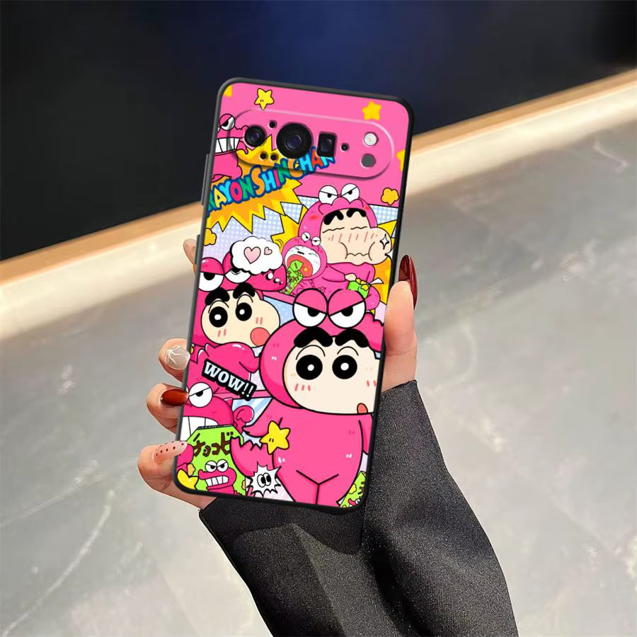 Funda Handyhülle mit Shin-chan Design für Google Pixel 6 7 8 Pro 9 Pro XL 6a 7a 8a 9a in Multicolour - Bild 2