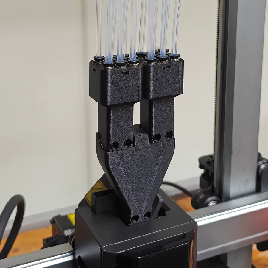 Anycubic 16-Farben-Filament-Hub für Kobra 3, 3 MAX und S1 PRO mit Mehrkanal-Umschaltung in Schwarz - Bild 2