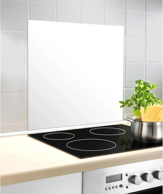Wenko Glasrückwand in Weiß, Breite: 60 cm, Höhe: 70 cm - Bild 1