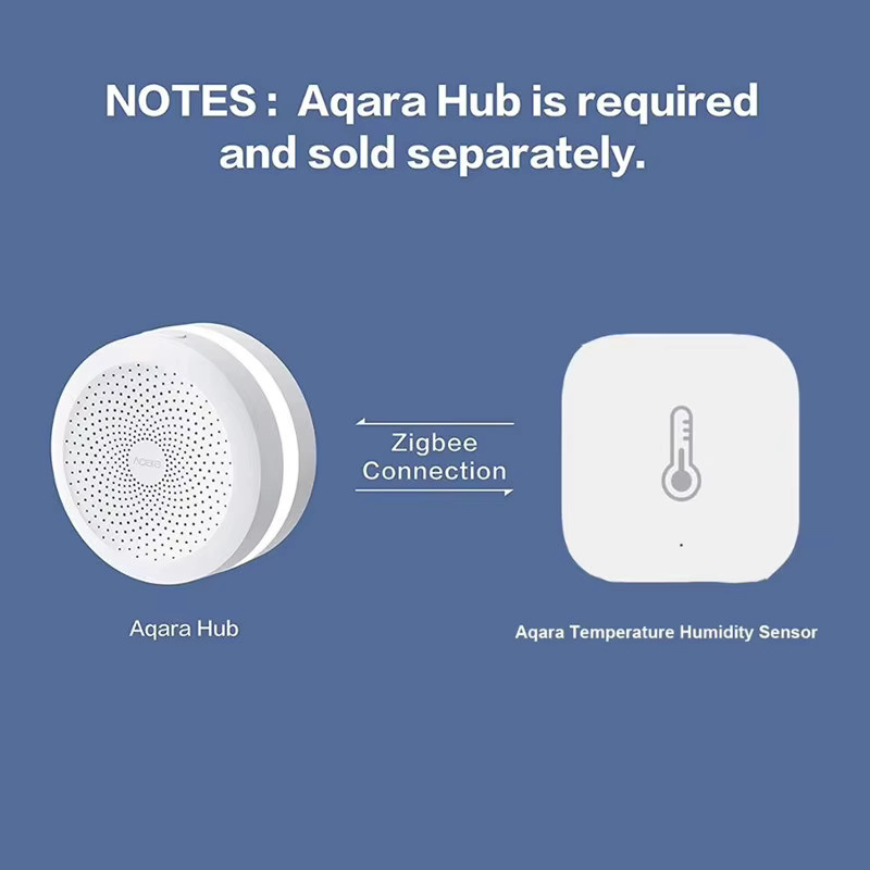 Aqara Zigbee Sensor für Temperatur, Feuchtigkeit und Luftdruck in Weiß für Smart Home mit Xiaomi Mi Home und Apple HomeKit Unterstützung - Bild 2