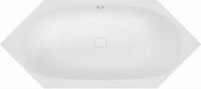 Hoesch iSENSI 6-Eck-Badewanne in Weiß, B/T: 190 x 90 cm - Bild 1