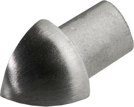 Fuchs Design Fliesenschiene-Außenecke aus Edelstahl in Silber, Breite: 6 cm, Höhe: 3 cm - Bild 1