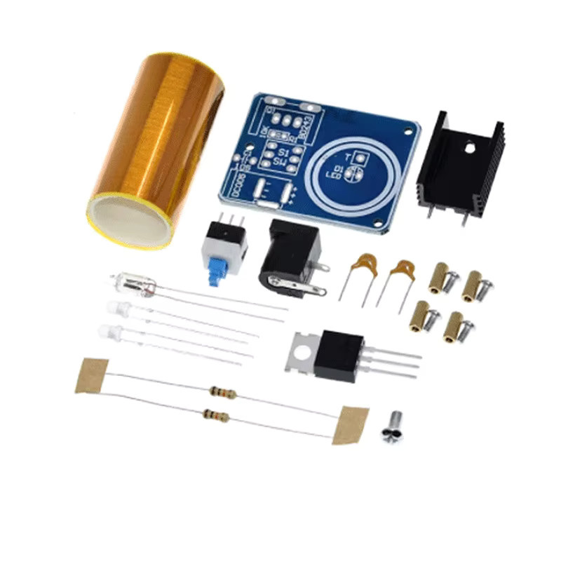 Si Tai&SH BD243 Mini Tesla Spule DIY Kit für Elektronik-Experimente und Magie-Requisiten - Bild 3