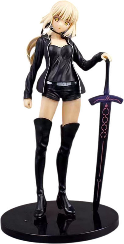 Bandai Fate/Grand Order Saber Anime Action Figure in Schwarz, Höhe: 23 cm - Bild 1