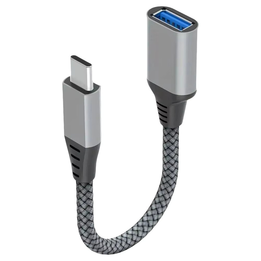 LAIHONEN USB-C zu USB 3.0 OTG Adapter mit 5Gbps Datenübertragung für iPhone 16 15, iPad und MacBook Pro/Air sowie Samsung S25-S22 in Schwarz oder Silber - Bild 6