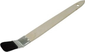 FRIESS-TECHNO-PROFI Plattpinsel BlackLine gebogen, Farbe: Schwarz, Breite: 20 mm - Bild 1