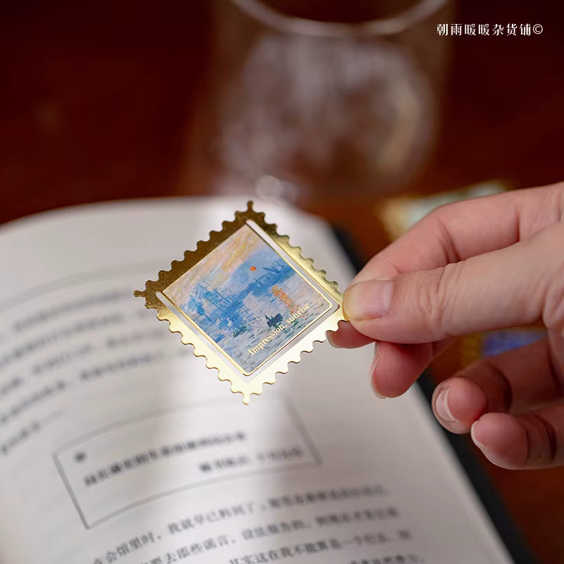 Chaoyu Künstlerisches Metall-Lesezeichen mit Van Gogh und Monet Motiven in Multicolour - Bild 2