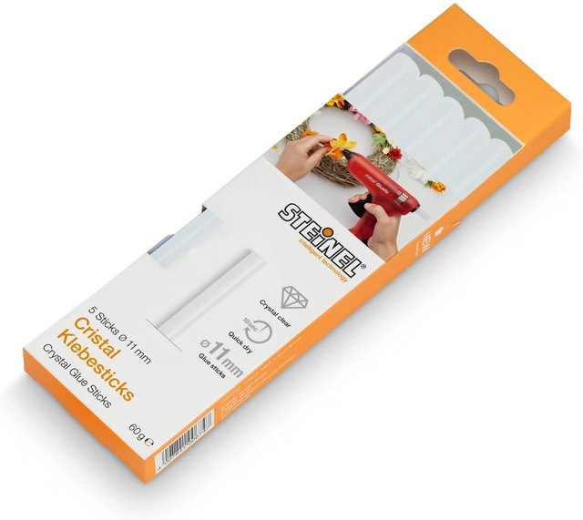Steinel Cristal Heißklebesticks transparent Ø 11 mm, 5 Stück - Bild 1