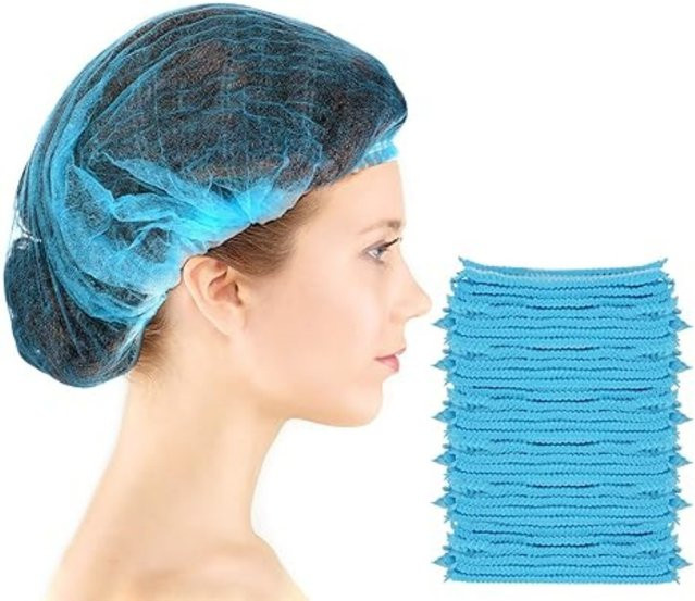INMAICH Bouffant Caps Einweg Haarnetze, 100 Stück, Unisex - Bild 1