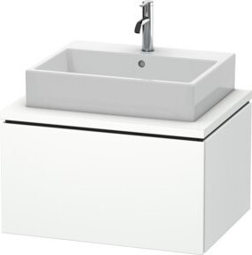 Duravit Waschtischunterschrank L-Cube in Weiß Matt mit 1 Auszug und für Konsole, Breite: 72 cm, Tiefe: 54,7 cm - Bild 1