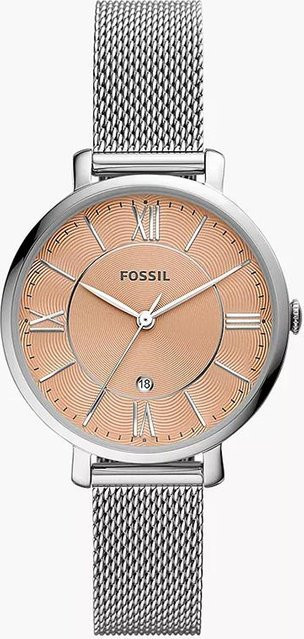 Fossil Armbanduhr Jacqueline, Quarz, Edelstahl, 36 mm, Damen, Silber - Bild 1
