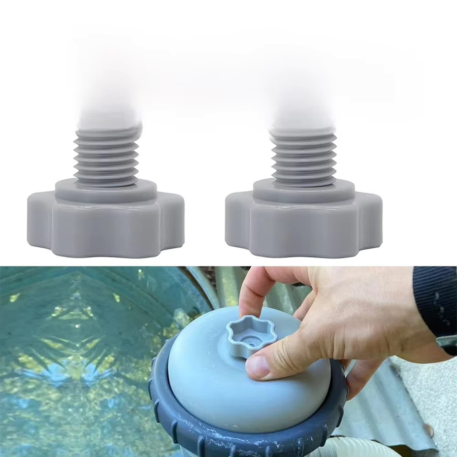 Vibratite Auslassventile und O-Ring Ersatzteil Set für Filterpumpen und Spas in Grau - Bild 1