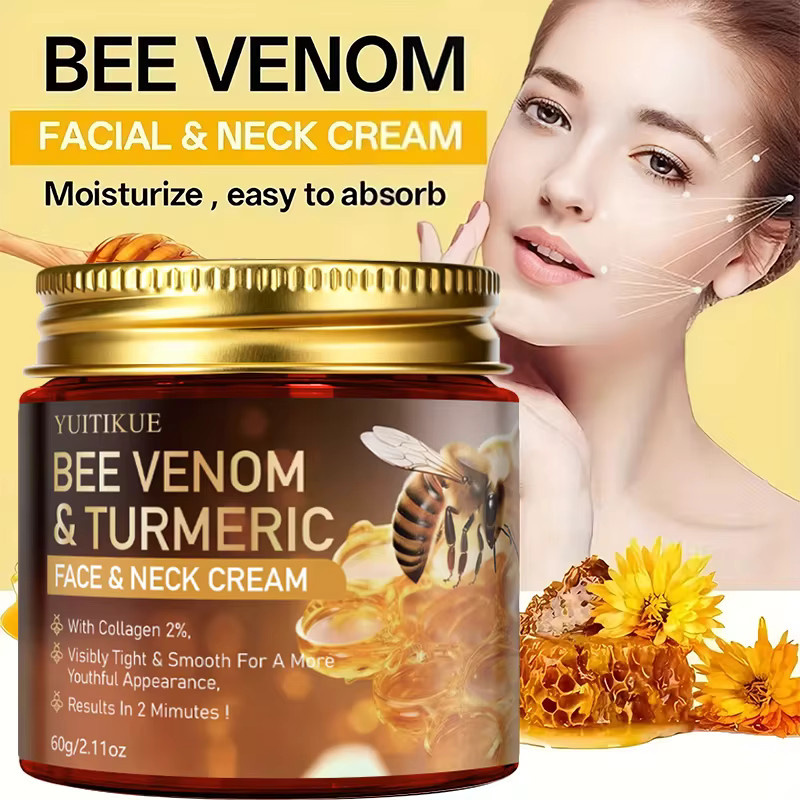 YUITIKUE Gesichtscreme mit Bienengift, Kurkuma und Kollagen, 60g - Bild 4