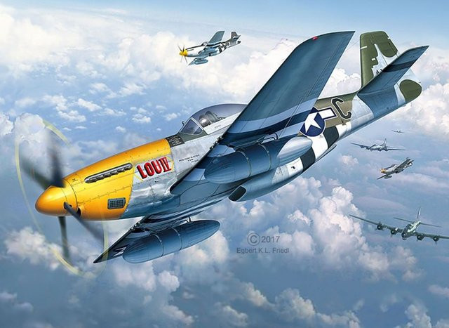 Revell P-51D Mustang, Fahrzeug, 1:32, ab 14 Jahre - Bild 1
