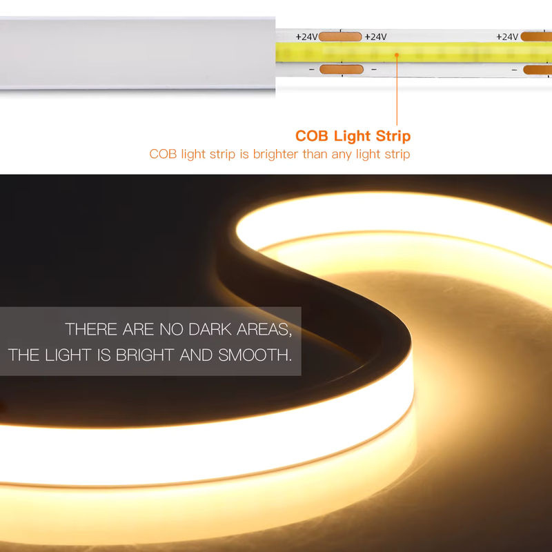 MALITAI COB LED-Streifen mit PIR-Bewegungsmelder in Weiß, kabellose lineare Leuchte für Treppe, Kleiderschrank und Küche, 24 V - Bild 2