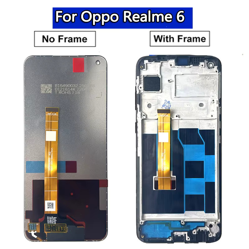 LCD-Display Touchscreen-Digitizer-Baugruppe für Oppo Realme 6 Pro RMX2061 und Realme 6 RMX2001 in Schwarz - Bild 3