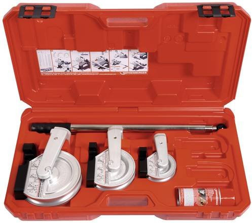 Rothenberger Rohrbiegegerät ROBEND H+W Plus Set, Farbe: Rot, 15-18-22mm, 24505 - Bild 1