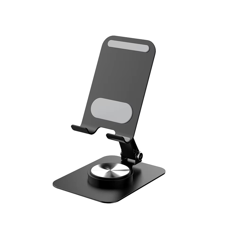 Dibaigou Faltbarer Telefonhalter in Schwarz, Verstellbarer Handy-Ständer für alle Smartphone-Modelle - Bild 4