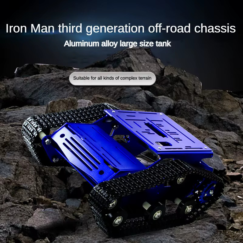 YoufangSmart Metall Tank Chassis Track Roboter Auto DIY Kit - Bild 3