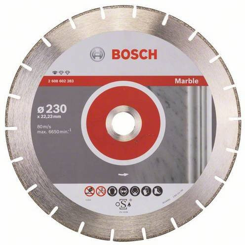 Bosch Diamanttrennscheibe für Stein in Silber, Durchmesser: 230 mm - Bild 1
