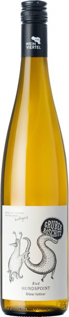 Gruber Röschitz Ried Hundspoint Grüner Veltliner Weinviertel DAC trocken 2022 Weißwein 0,75 l - Bild 1