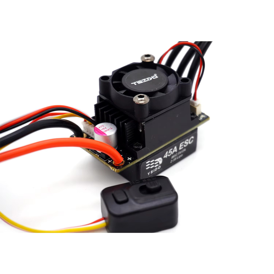 YSIDO Bürsenloser elektrischer Geschwindigkeitsregler, 1:16, 1:14, 1:12, 1:10 - Bild 2