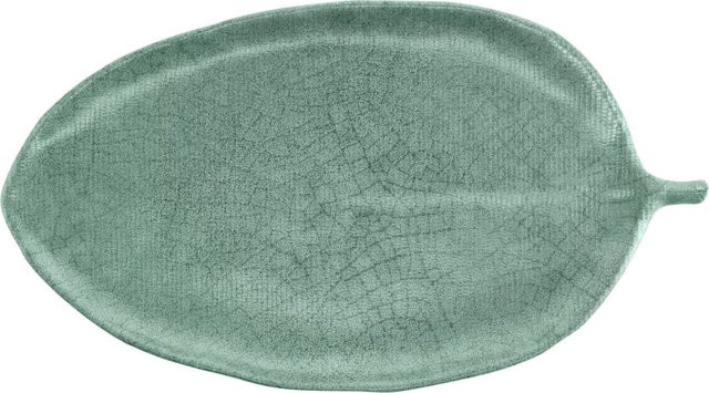 VEGA Servierplatte Tuska in Blattform, 3er Pack, grün/grau, B/T/H: 25,4 x 46 x 2,5 cm - Bild 1