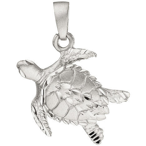 Colfem Anhänger Schildkröte, 925 Sterling Silber, Unisex - Bild 1