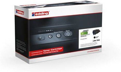 Edding Tonerpatrone kompatibel mit HP 55A CE255A Schwarz für Laserdrucker - Bild 1