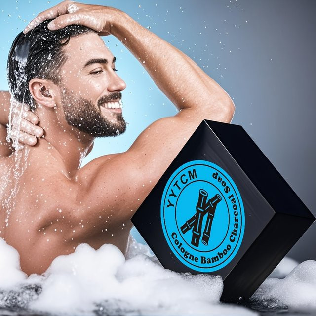 Men's Care Cologne Bambuskohle-Seife, 65 g, Herren - Bild 1