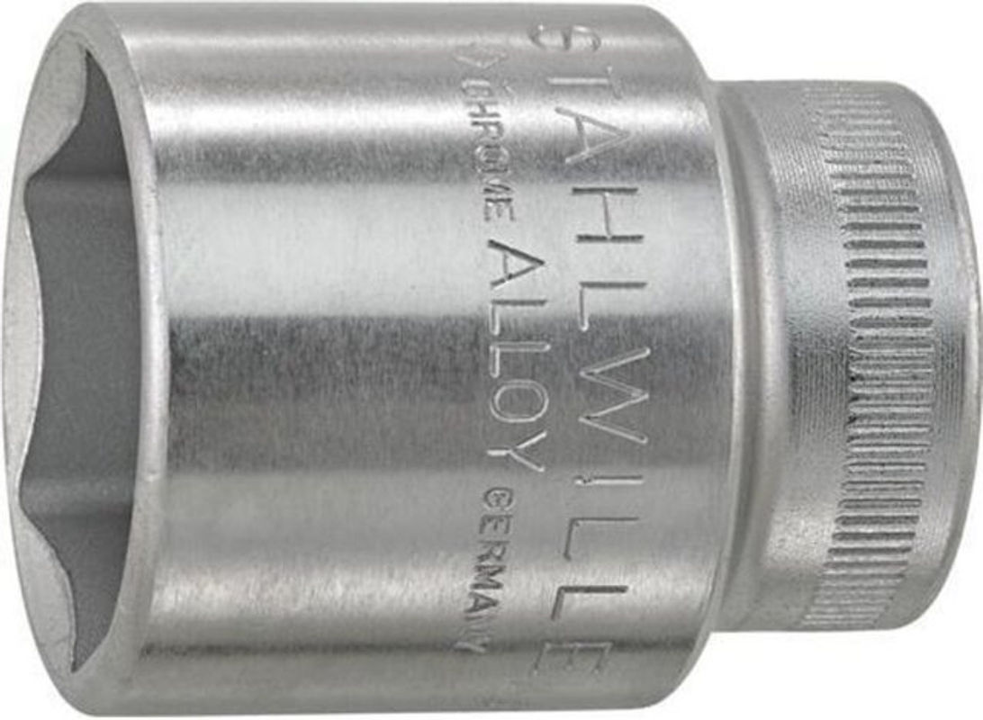 Stahlwille Sechskant Steckschlüsseleinsatz 18 mm mit 3/8 Zoll Antrieb in Silber - Bild 2
