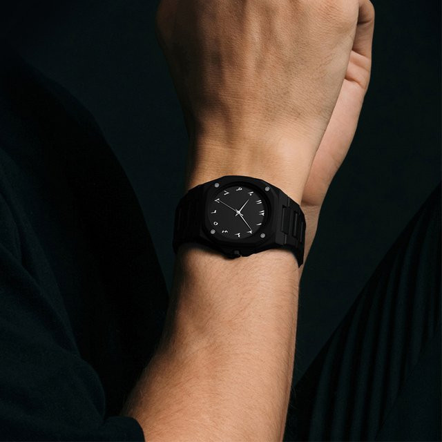 TPW Armbanduhr, Quarz, Kunstharz, Schwarz, Unisex - Bild 1