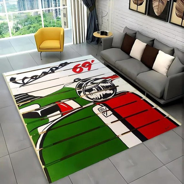 Karpetti V-Vespa Moto Modern Mode Teppich, Mehrfarbig, B/T: 120 x 80 cm - Bild 1