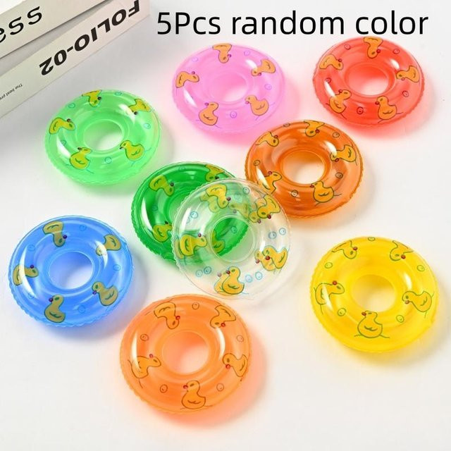 Topmix Mini Schwimmring Spielzeug, 5-teiliges Set, Gummi, ab 14 Jahren - Bild 1
