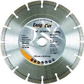 CEDIMA Diamant-Trennscheibe EC-21.2 für Beton und Stein, Farbe: Silber, Durchmesser: 350 mm, Breite: 3,2 mm, Bohrung: 20 mm - Bild 1