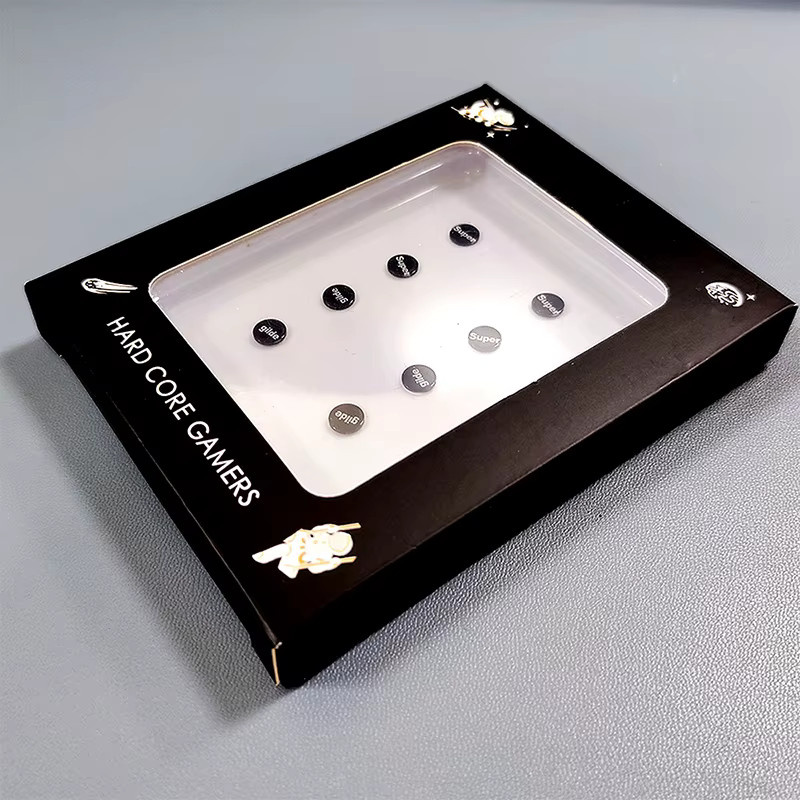 8 Stück Glas-Mausrad-Mausfußpolster-Aufkleber für Gaming-Mäuse, universelle rutschfeste Punkte - Bild 3