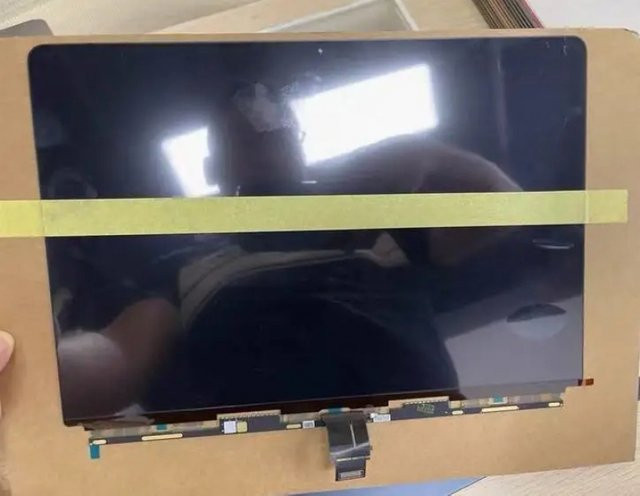 Apple Ersatz-LCD-Bildschirm für MacBook Air 13,6 Zoll (Modell Ende 2022, A2681 M2) in Schwarz - Bild 1