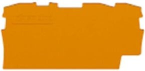WAGO Abschluss- und Zwischenplatte 2002-1392 in Orange, 0,8 mm dick - Bild 1
