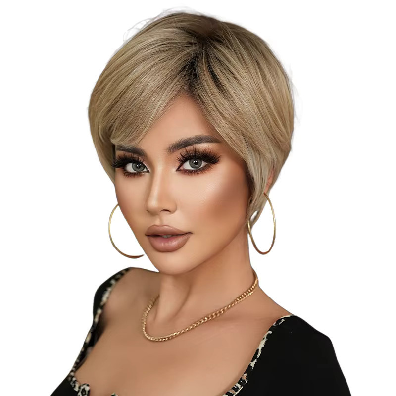 7JHH WIGS Perücke, Bob, goldbraun, Damen - Bild 5